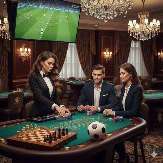 棋牌类运动：围棋对弈场景